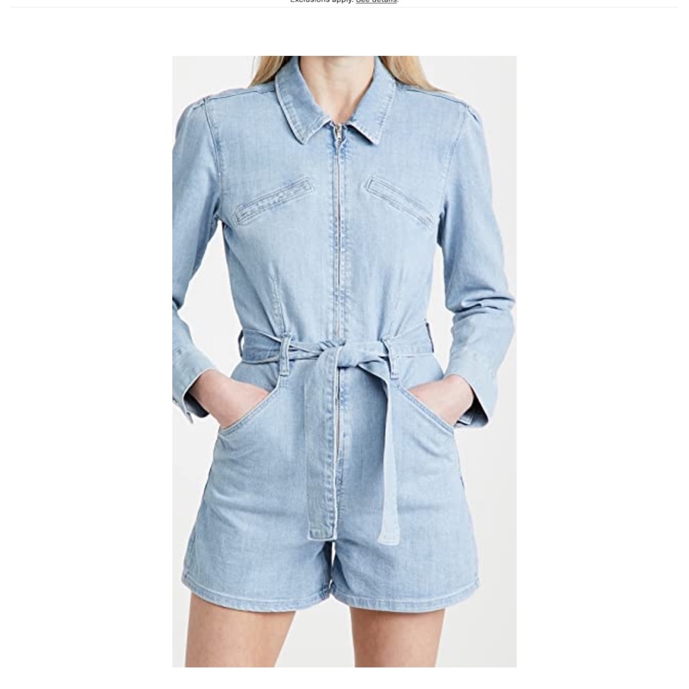 Paige Jemma Denim Romper